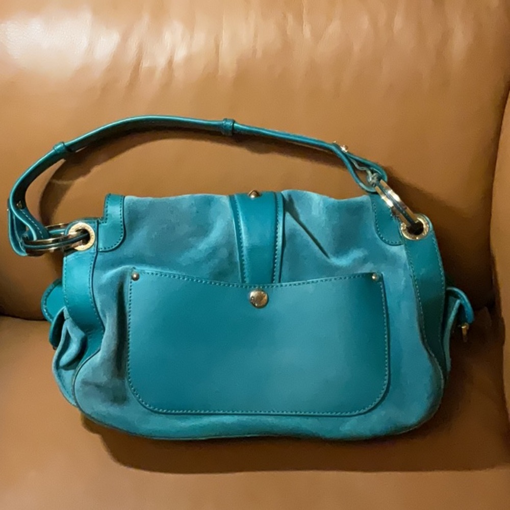 Turquoise Jimmy Choo Hand/Shoulder - Picture 4 of 8